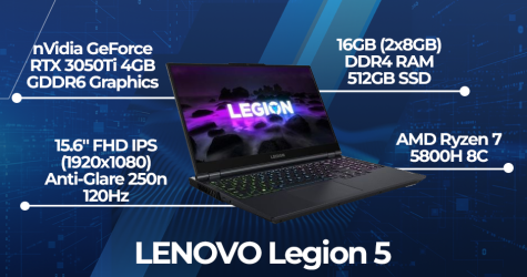 LENOVO Legion 5 15ACH6 Notebook